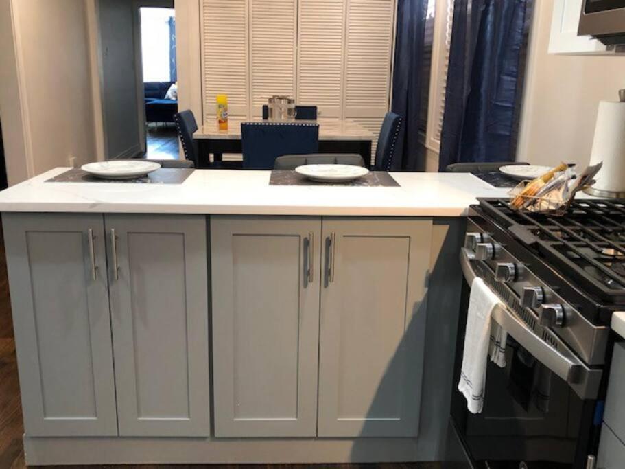 The Blue Golden Luxury Modern 3- Bedroom Apartment In Chicago Eksteriør bilde