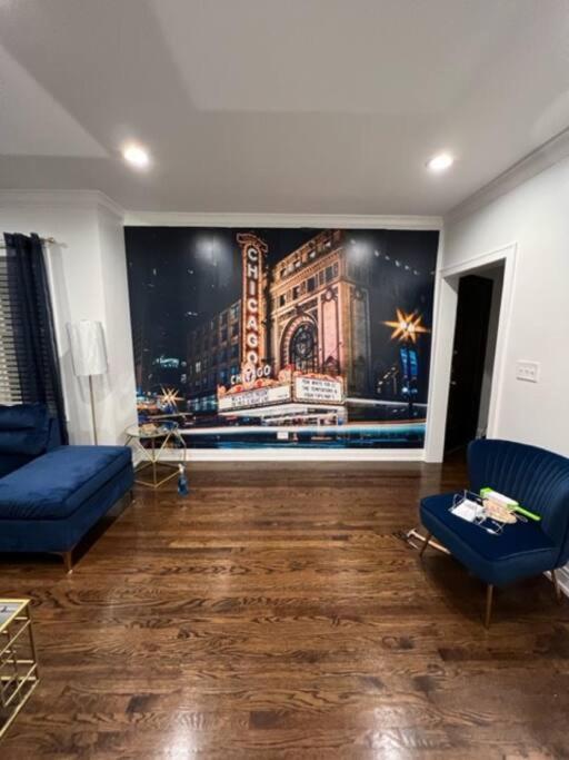 The Blue Golden Luxury Modern 3- Bedroom Apartment In Chicago Eksteriør bilde